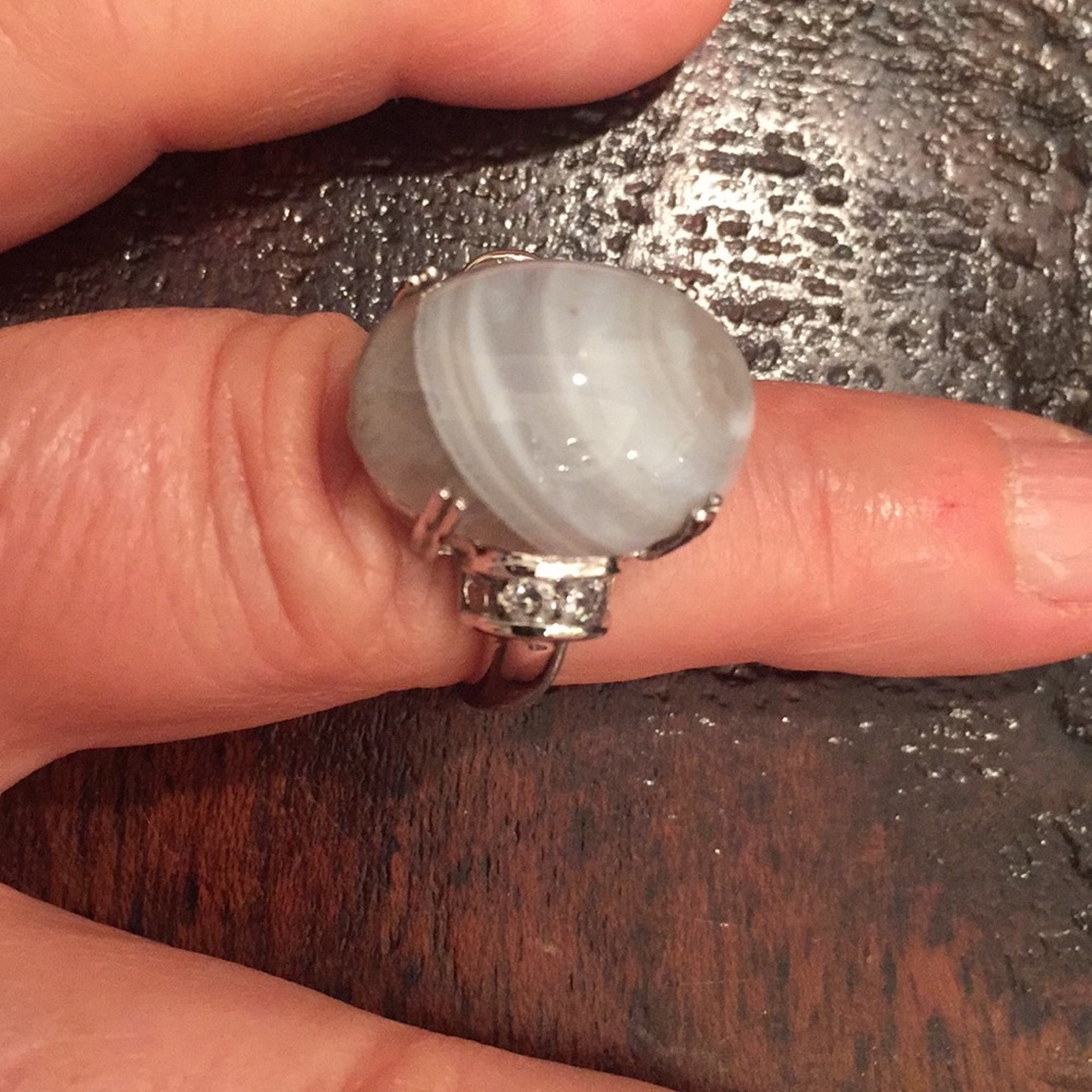 Banded Agate Ring - Picture 3 of 8